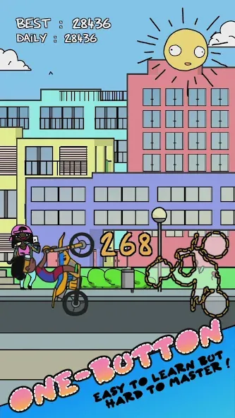 Summer Wheelie (Саммер Уили) [МОД: Меню, Бесконечные монеты и Открытые уровни] Screenshot 4