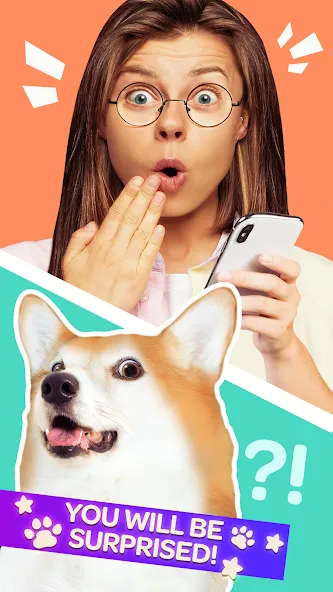 Dog Translator Pet Speak Talk [МОД: Много монет, Открытые уровни и Мега MOD] Screenshot 2