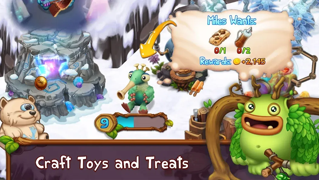 Singing Monsters: Dawn of Fire (Сингинг Монстерс) [МОД: Все открыто, Дополнительные деньги и Меню MOD] Screenshot 2