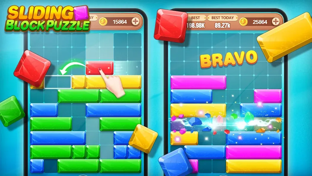Block Crush - Puzzle Game [МОД: Много монет, Открытые уровни и Мега MOD] Screenshot 2
