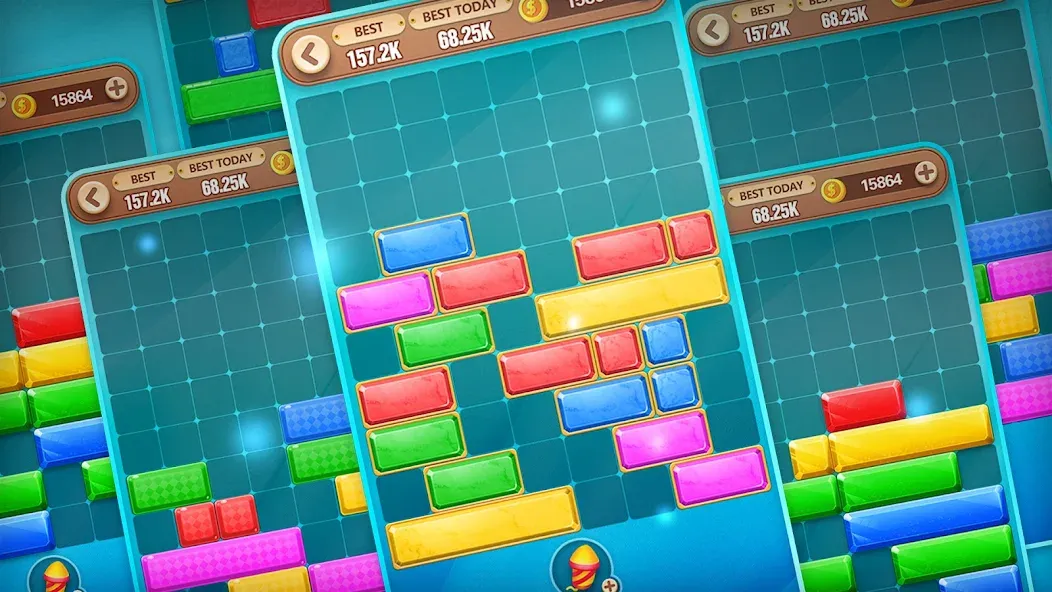 Block Crush - Puzzle Game [МОД: Много монет, Открытые уровни и Мега MOD] Screenshot 3