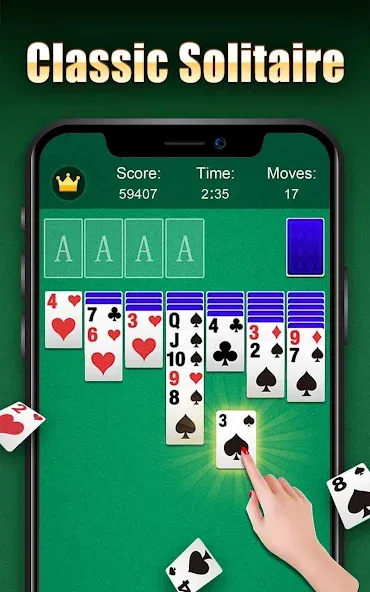 Solitaire [МОД: Все открыто, Дополнительные деньги и Меню MOD] Screenshot 1