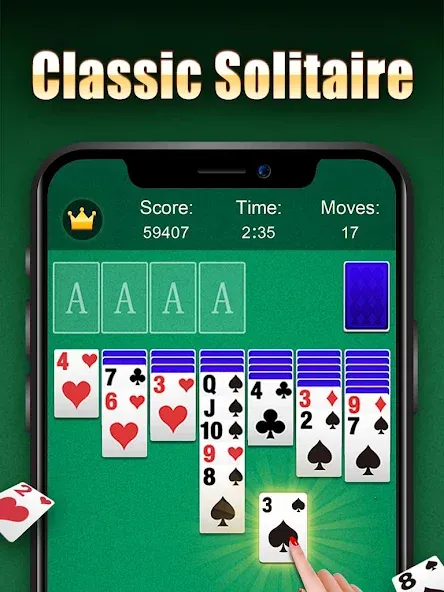 Solitaire [МОД: Все открыто, Дополнительные деньги и Меню MOD] Screenshot 5