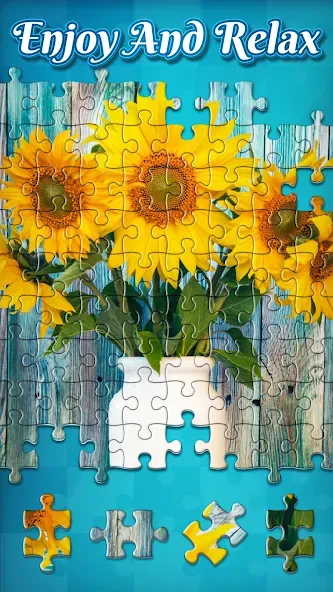 Jigsaw Puzzles [МОД: Все открыто, Дополнительные деньги и Меню MOD] Screenshot 2