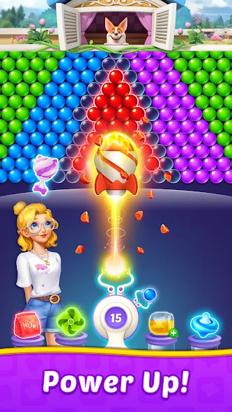 Bubble Shooter Home [МОД: Все открыто, Дополнительные деньги и Меню MOD] Screenshot 2
