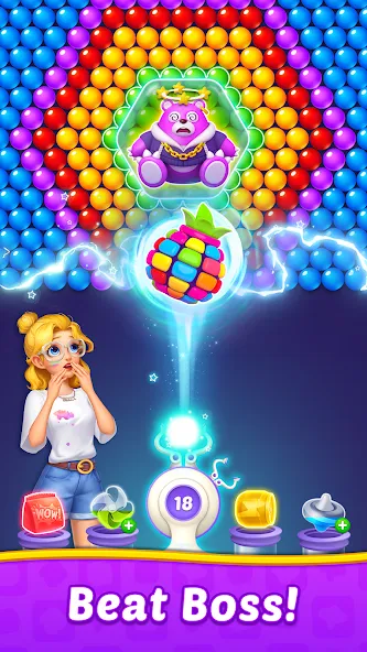 Bubble Shooter Home [МОД: Все открыто, Дополнительные деньги и Меню MOD] Screenshot 3