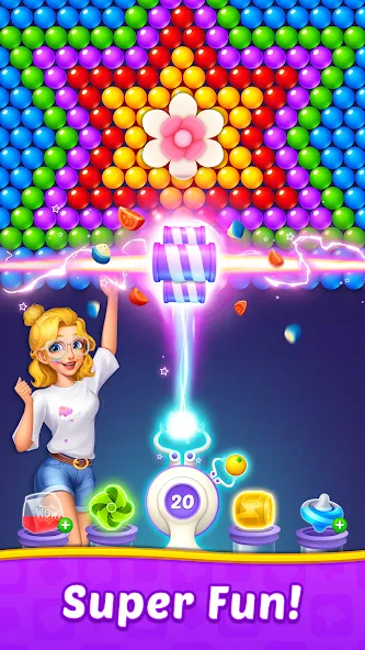 Bubble Shooter Home [МОД: Все открыто, Дополнительные деньги и Меню MOD] Screenshot 4