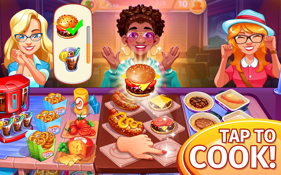 Cooking Craze: Restaurant Game [МОД: Деньги, Монеты и Меню MOD] Screenshot 1