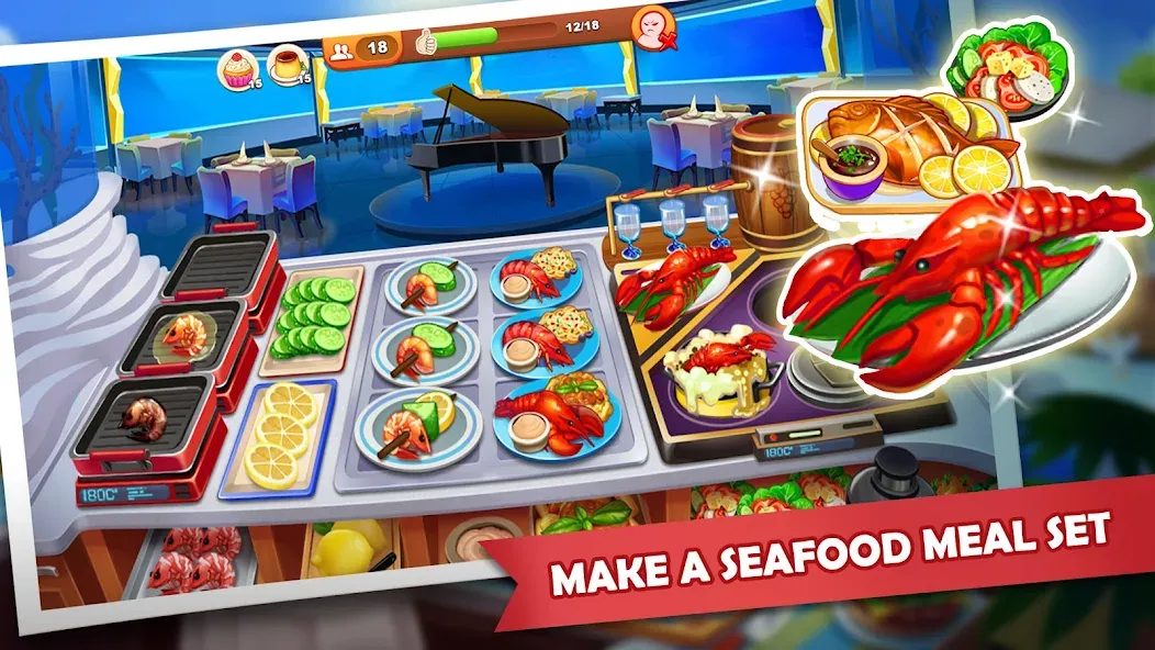 Cooking Madness: A Chef's Game [МОД: Деньги, Монеты и Меню MOD] Screenshot 3