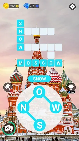 Word City: Connect Word Game (Ворд Сити) [МОД: Меню, Бесконечные монеты и Открытые уровни] Screenshot 5