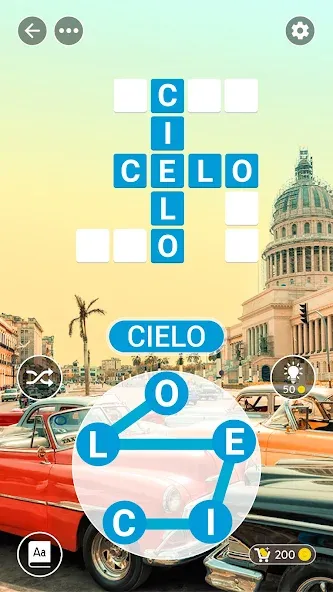 Ciudad de Palabras: Crucigrama (Сьюдад де Палабрас) [MOD: Много монет/Энергии] - Скриншот 2