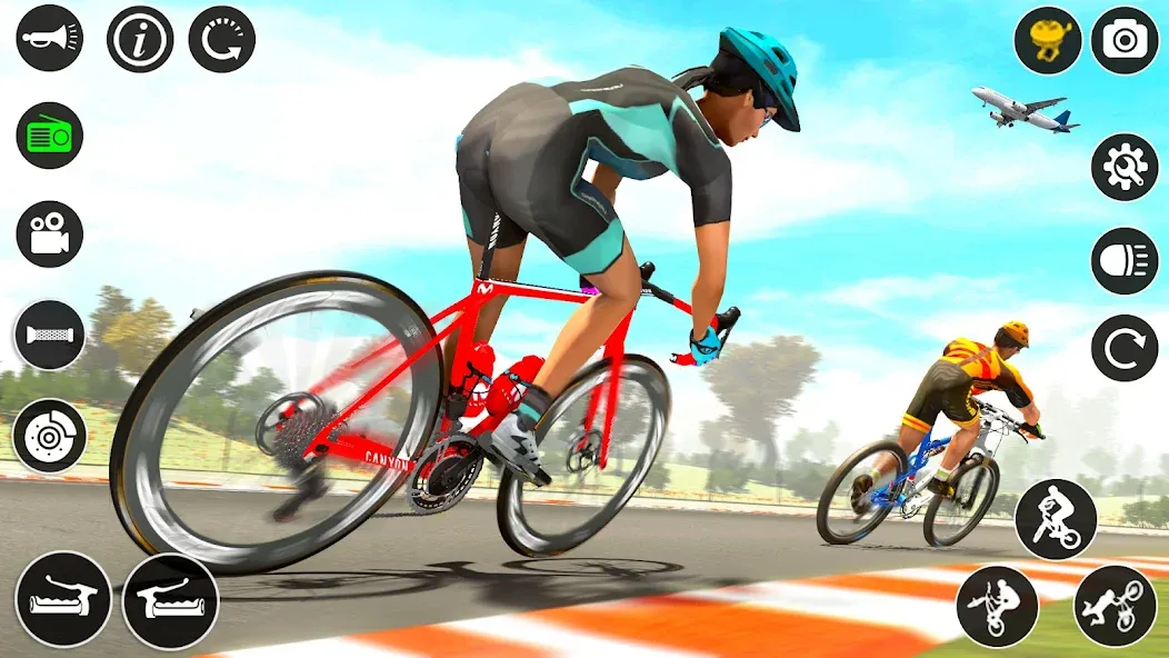 BMX Cycle Race 3d Cycle Games (гонка на велосипедах 3D игры на велосипеде) [МОД: Бесконечные деньги, Монеты и Мега MOD] Screenshot 5