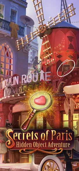 Paris Secrets Hidden Objects [МОД: Деньги, Монеты и Меню MOD] Screenshot 1