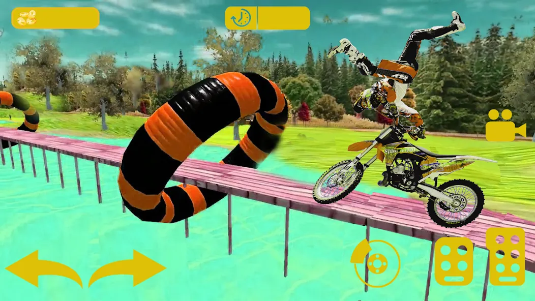 Bike stunt 3d games-Bike games [MOD: Много монет/Энергии] - Скриншот 3