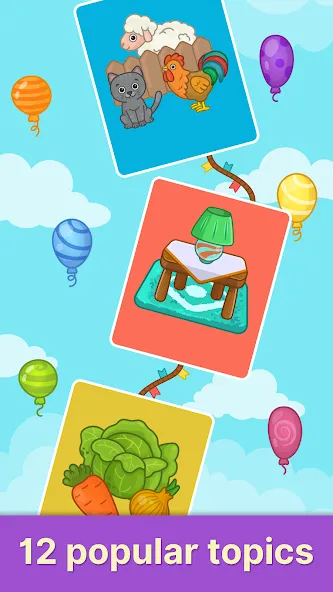 Bimi Boo Flashcards for Kids [МОД: Деньги, Монеты и Меню MOD] Screenshot 5