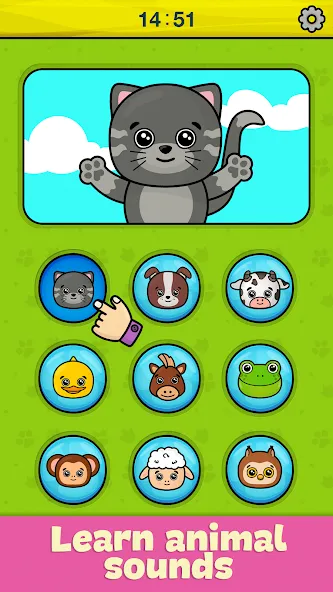 Bimi Boo Baby Phone for Kids [МОД: Меню, Бесконечные монеты и Открытые уровни] Screenshot 2