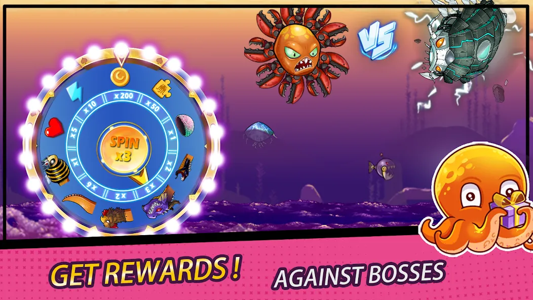 Crazy Octopus (Крейзи Октопус) [МОД: Бесконечные деньги, Монеты и Мега MOD] Screenshot 5