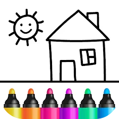 Скачать Bini Drawing for Kids Games (Бини) [МОД: Все открыто, Дополнительные деньги и Меню MOD] | Взлом Bini Drawing for Kids Games на Андроид