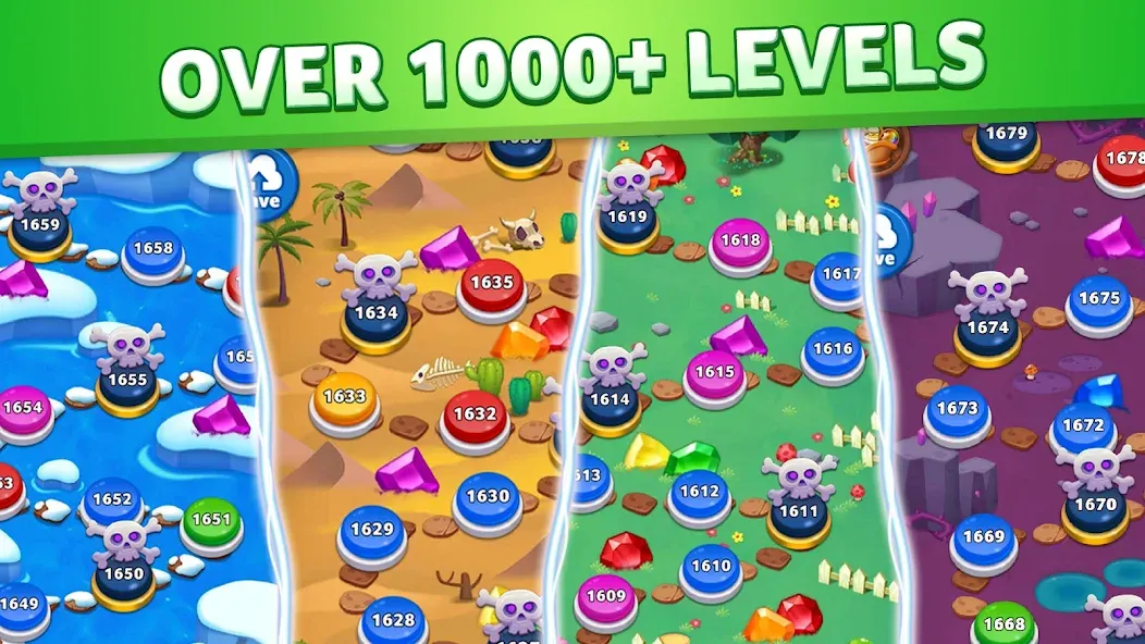 Jewel Match King [МОД: Бесконечные деньги, Монеты и Мега MOD] Screenshot 3