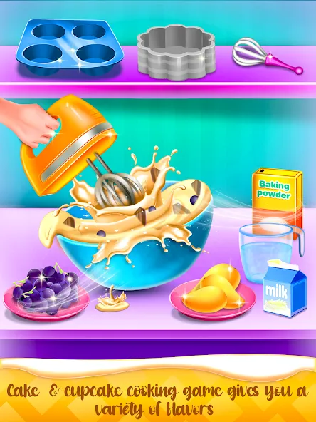 Cake Maker Cooking Cake Games (Кейк Мейкер кулинарные игры на приготовление тортов) [МОД: Все открыто, Дополнительные деньги и Меню MOD] Screenshot 4
