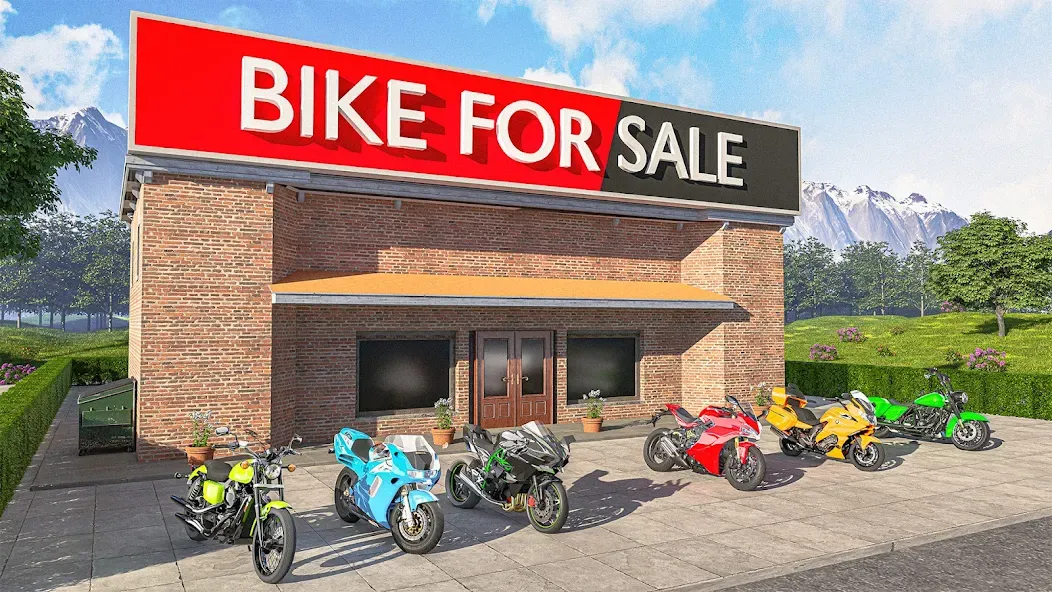 Motorcycle Dealer Bike Games [МОД: Много монет, Открытые уровни и Мега MOD] Screenshot 1
