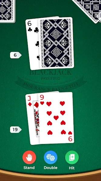 Blackjack (Блэкджек) [МОД: Все открыто, Дополнительные деньги и Меню MOD] Screenshot 2