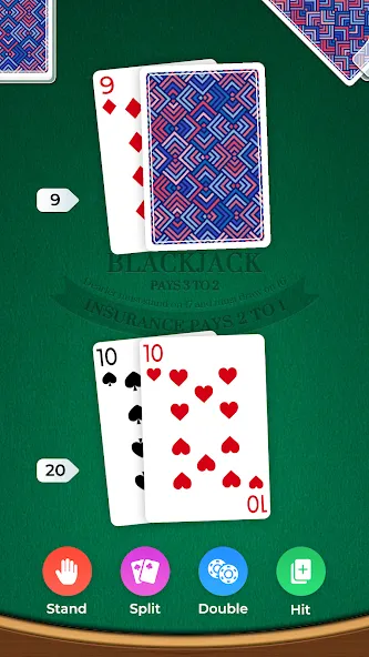 Blackjack (Блэкджек) [МОД: Все открыто, Дополнительные деньги и Меню MOD] Screenshot 4
