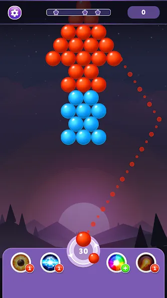 Bubble Shooter Rainbow [МОД: Меню, Бесконечные монеты и Открытые уровни] Screenshot 3