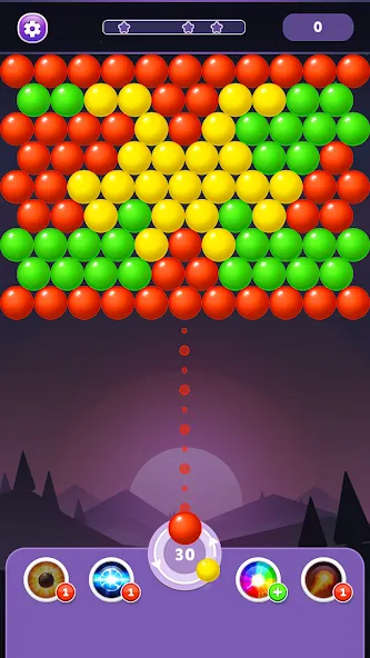 Bubble Shooter Rainbow [МОД: Меню, Бесконечные монеты и Открытые уровни] Screenshot 5