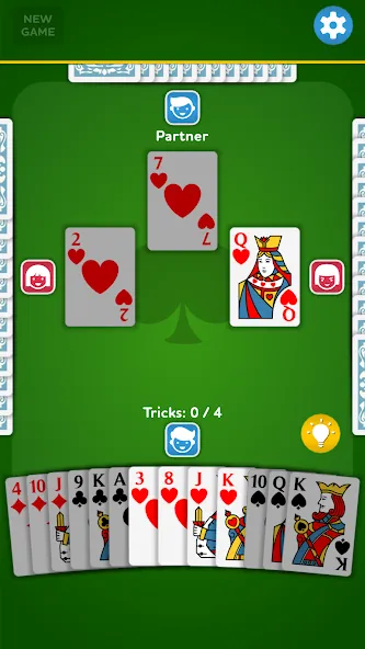 Spades - Card Game (Спейдс) [МОД: Много денег, Монет и Все открыто] Screenshot 1