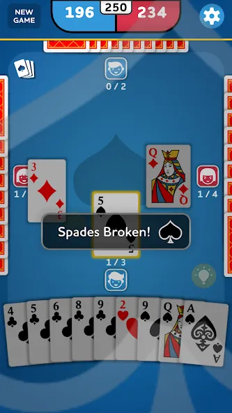 Spades - Card Game (Спейдс) [МОД: Много денег, Монет и Все открыто] Screenshot 5