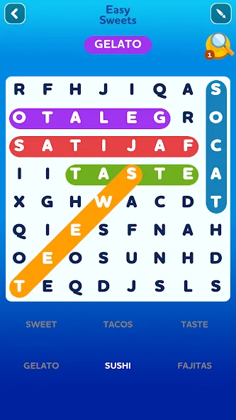 Word Search - Word Puzzle Game [МОД: Все открыто, Дополнительные деньги и Меню MOD] Screenshot 5