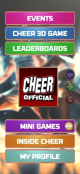 CHEER Official 3D (ЧИР Официальный 3D) [МОД: Меню, Бесконечные монеты и Открытые уровни] Screenshot 5