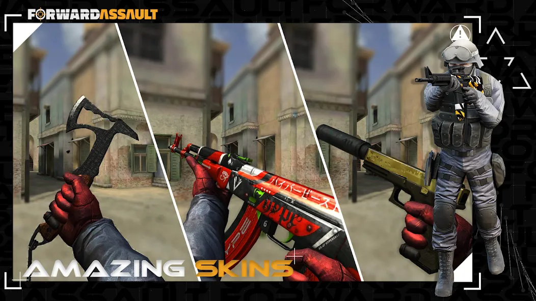 Forward Assault (Форвард Ассаулт) [MOD: Много монет/Энергии] - Скриншот 4