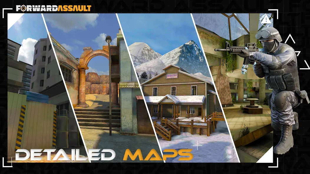 Forward Assault (Форвард Ассаулт) [MOD: Много монет/Энергии] - Скриншот 5