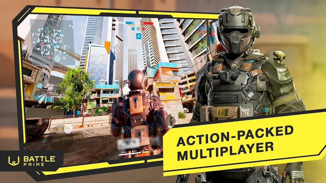 Battle Prime: FPS gun shooting (Баттл Прим) [МОД: Много монет, Открытые уровни и Мега MOD] Screenshot 2