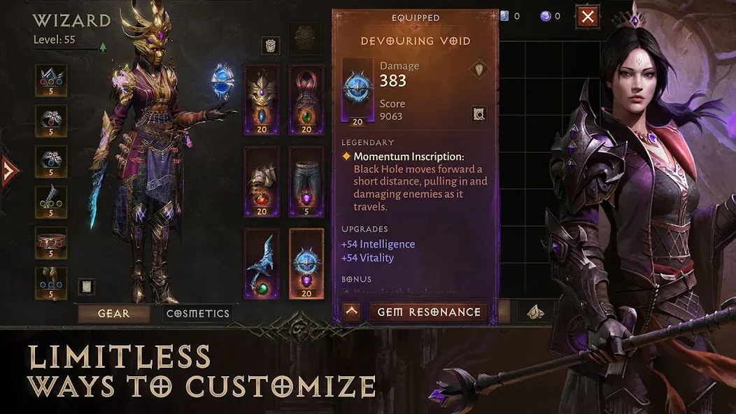 Diablo Immortal (Дьябло Иммортал) [МОД: Меню, Бесконечные монеты и Открытые уровни] Screenshot 4