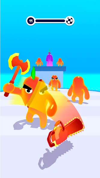 Blob Shooter 3D — Assassin Hit [МОД: Много денег, Монет и Все открыто] Screenshot 3