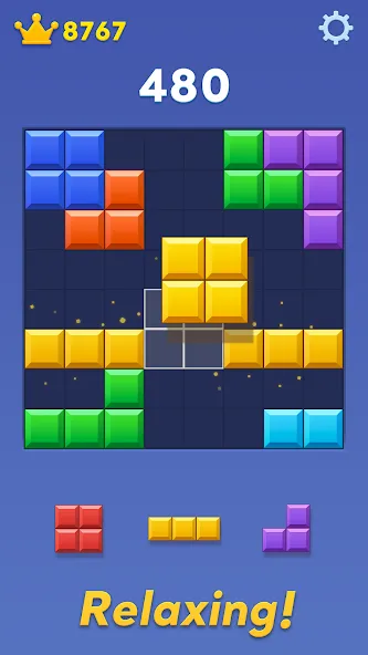 Block Blast! (Блок Бласт) [МОД: Меню, Бесконечные монеты и Открытые уровни] Screenshot 2