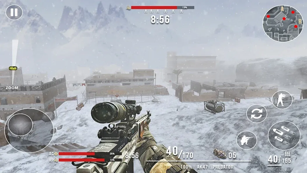 Modern Commando Strike Mission [МОД: Бесконечные деньги, Монеты и Мега MOD] Screenshot 1