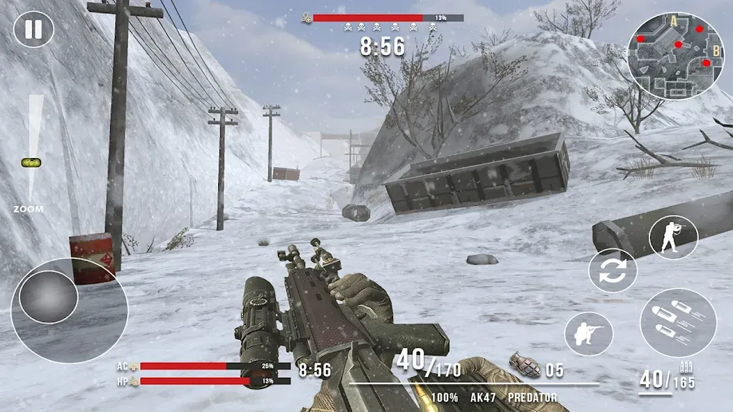 Modern Commando Strike Mission [МОД: Бесконечные деньги, Монеты и Мега MOD] Screenshot 2