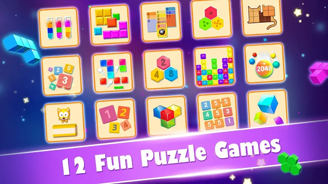 Block Gems: Block Puzzle Games (Блок драгоценные камни) [МОД: Бесконечные деньги, Монеты и Мега MOD] Screenshot 1