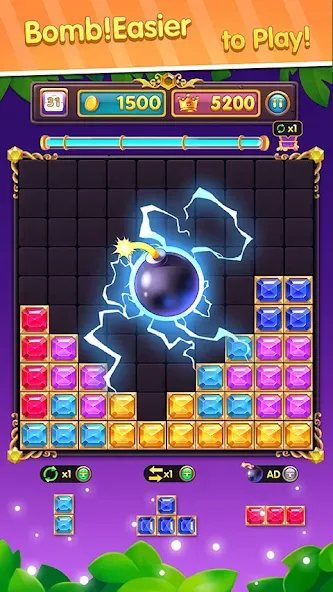 Block Puzzle: Block Blast! [МОД: Меню, Бесконечные монеты и Открытые уровни] Screenshot 2