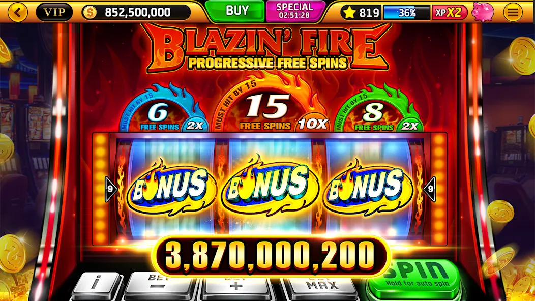 Wild Classic Slots Casino Game [МОД: Деньги, Монеты и Меню MOD] Screenshot 4