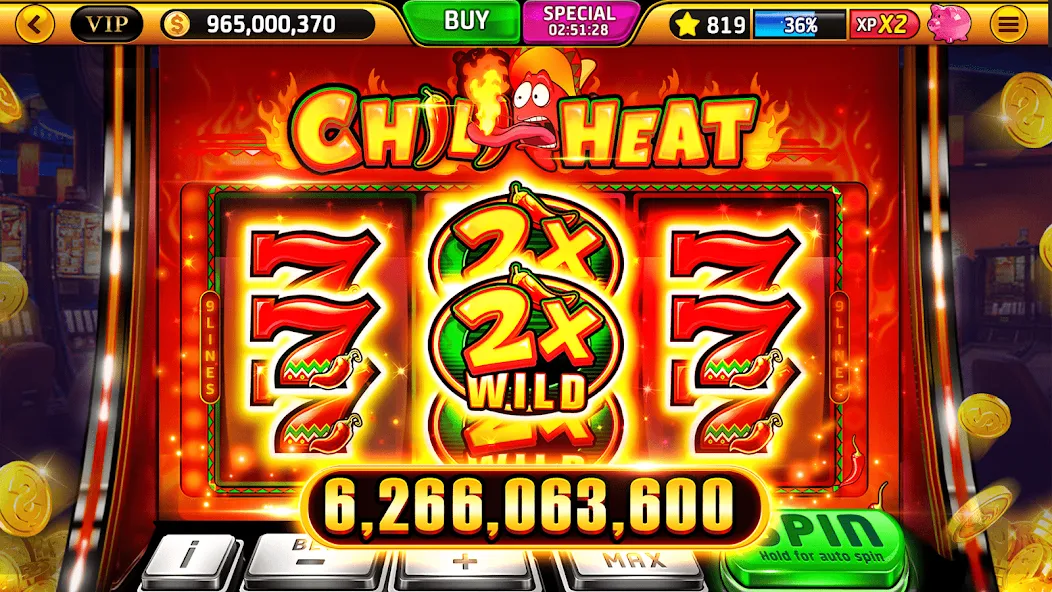 Wild Classic Slots Casino Game [МОД: Деньги, Монеты и Меню MOD] Screenshot 5