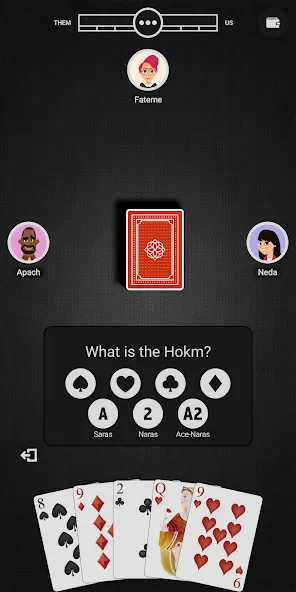 Hokm+ [МОД: Все открыто, Дополнительные деньги и Меню MOD] Screenshot 3