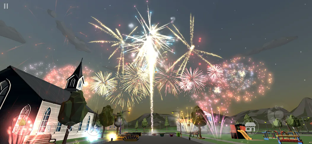 Fireworks Play (Файерворкс Плей) [МОД: Все открыто, Дополнительные деньги и Меню MOD] Screenshot 2