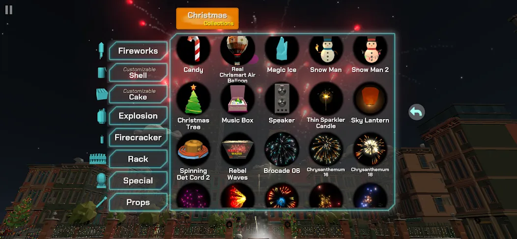 Fireworks Play (Файерворкс Плей) [МОД: Все открыто, Дополнительные деньги и Меню MOD] Screenshot 5