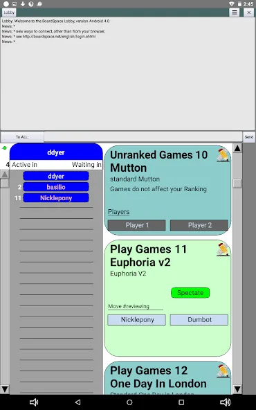Boardspace.net [МОД: Много денег, Монет и Все открыто] Screenshot 2