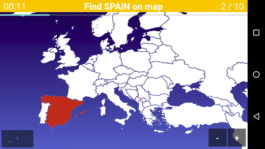 Europe Map Quiz - European Cou [МОД: Много монет, Открытые уровни и Мега MOD] Screenshot 1